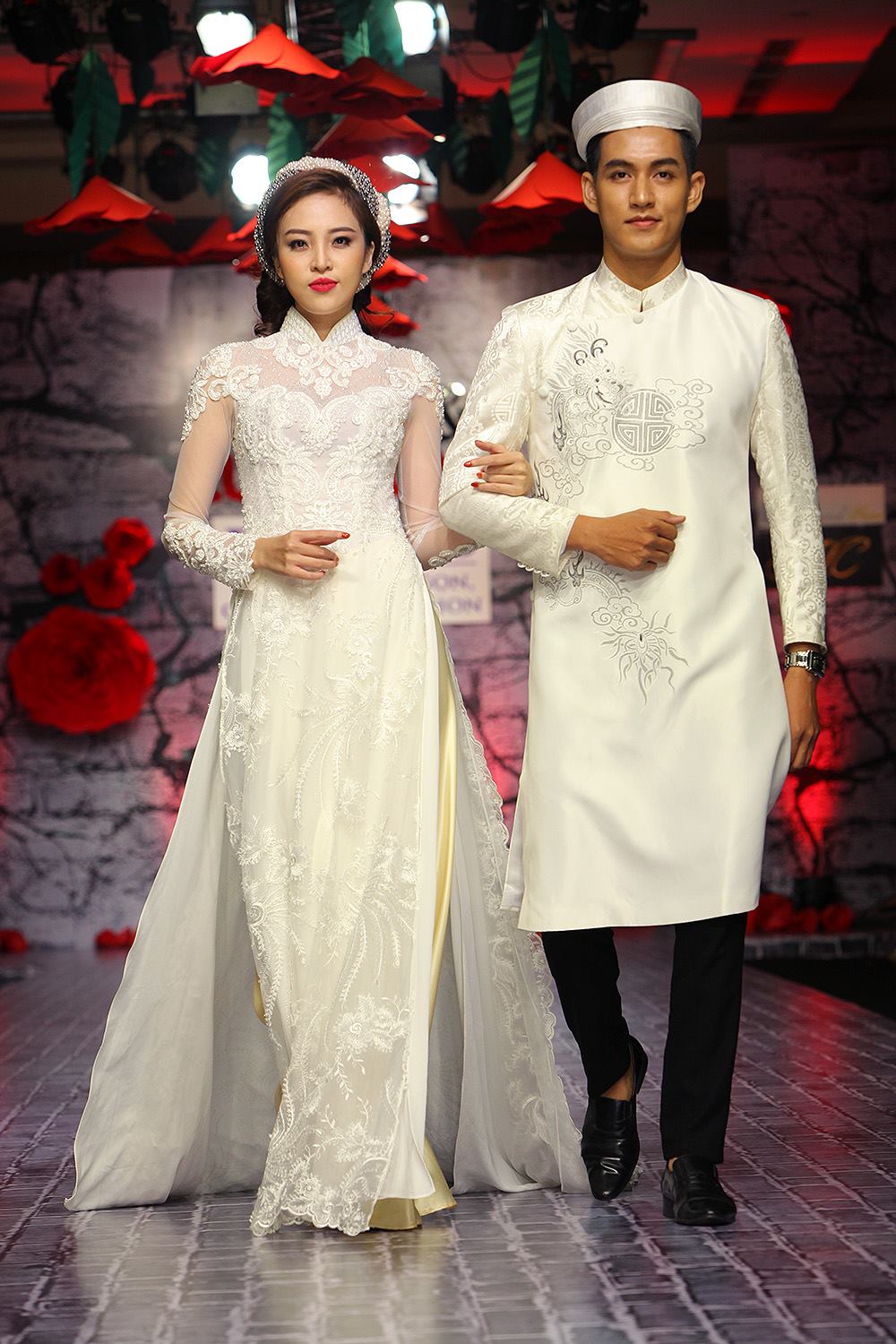 Ao dai dam cuoi best sale